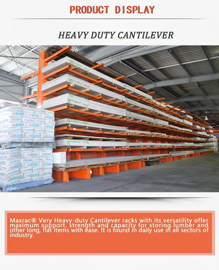 Storage equipment very heavy duty cantilever rack