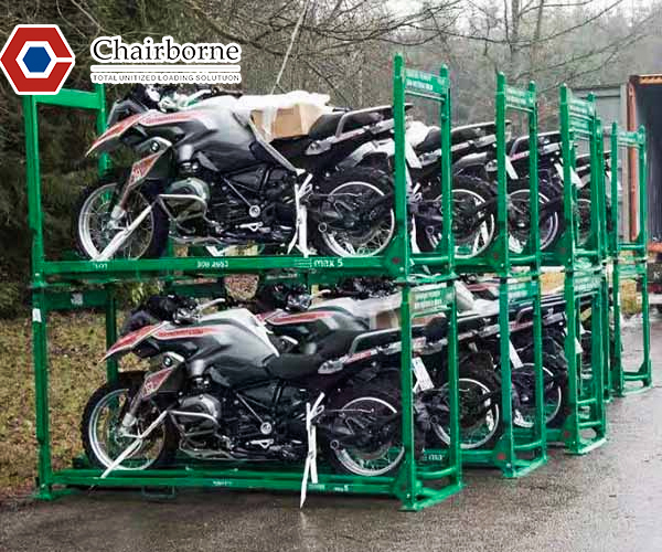 Secure and Space-Saving Transportation Solution for Motorcycles: Introducing the Motorcycle Shelf