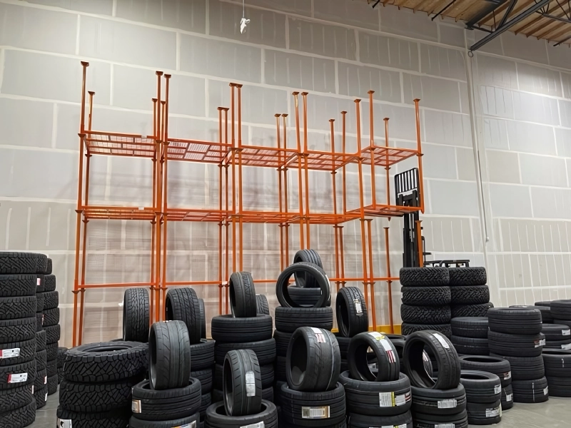 stackable material racks