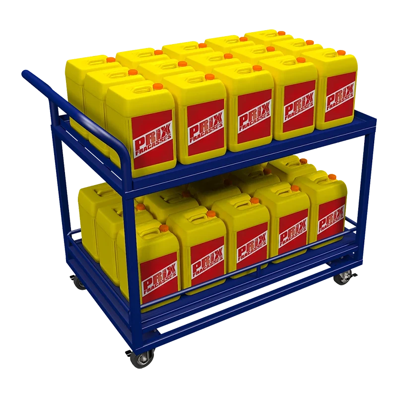 Features to look for in a 2 tier order picking trolley?