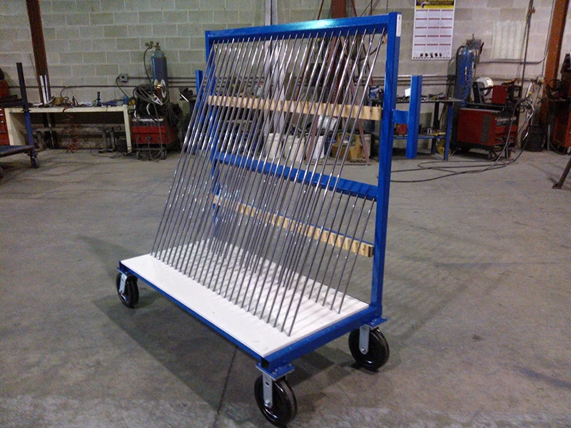 Custom harp rack manufacturers for non-standard glass sizes?