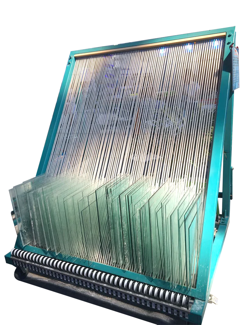 How to reduce glass breakage during in-plant transfer with harp racks?