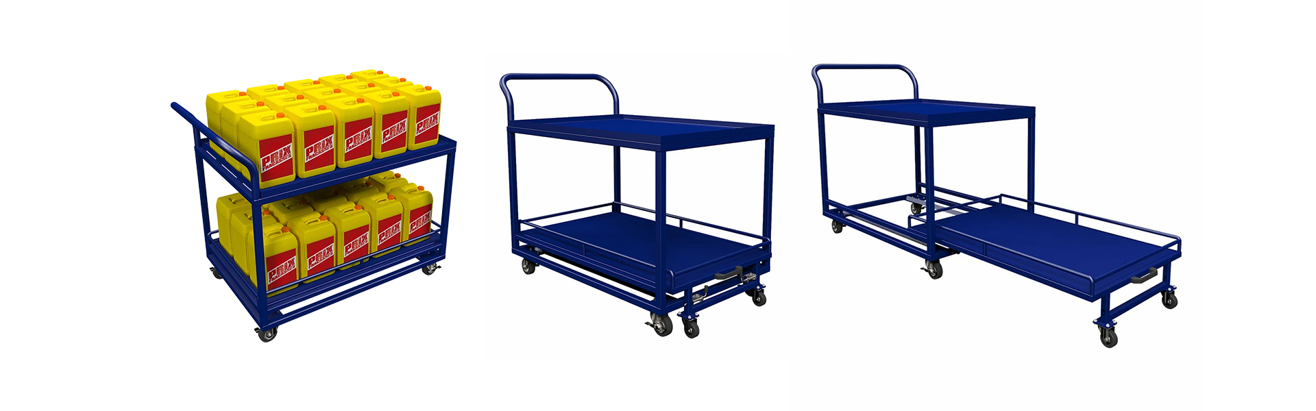 Where can I buy a heavy duty 2 tier metal cart on wheels with 600kg capacity?