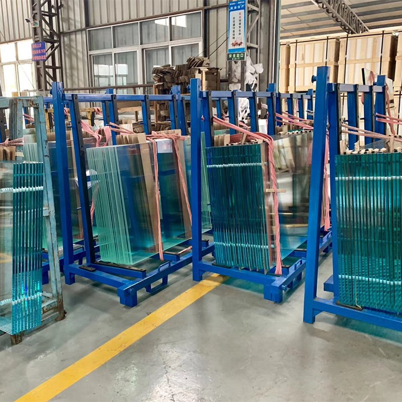 Custom size glass sheet transport racks manufacturer
