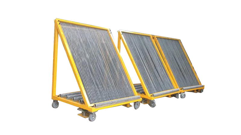 Mobile Glass Harp Cart