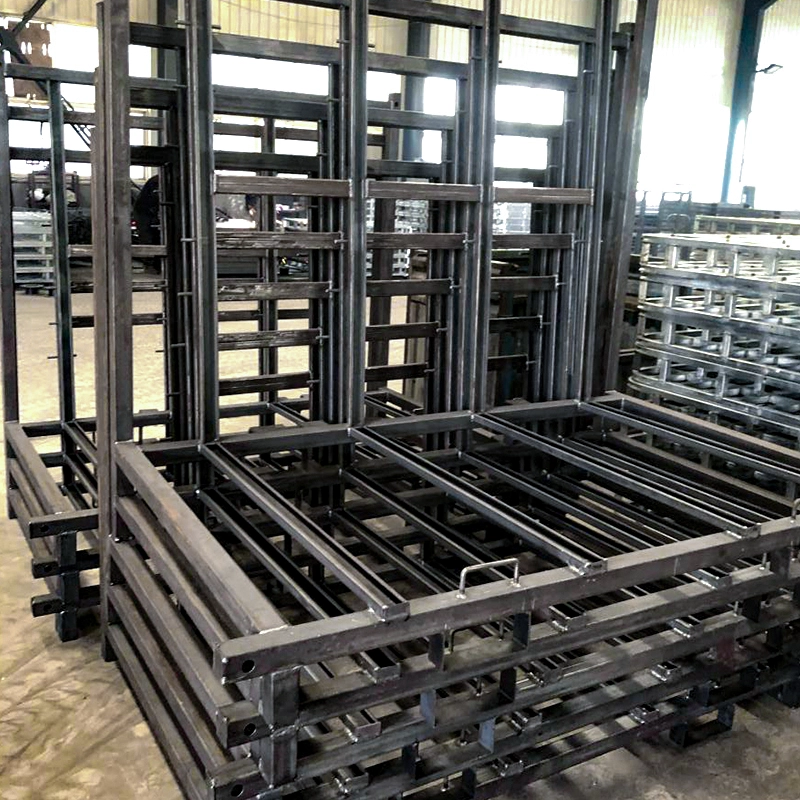Modular glass storage system for warehouses