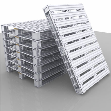 Duty Warehouse Durable Storage  Iron Steel Metal Stackable Rack Pallets