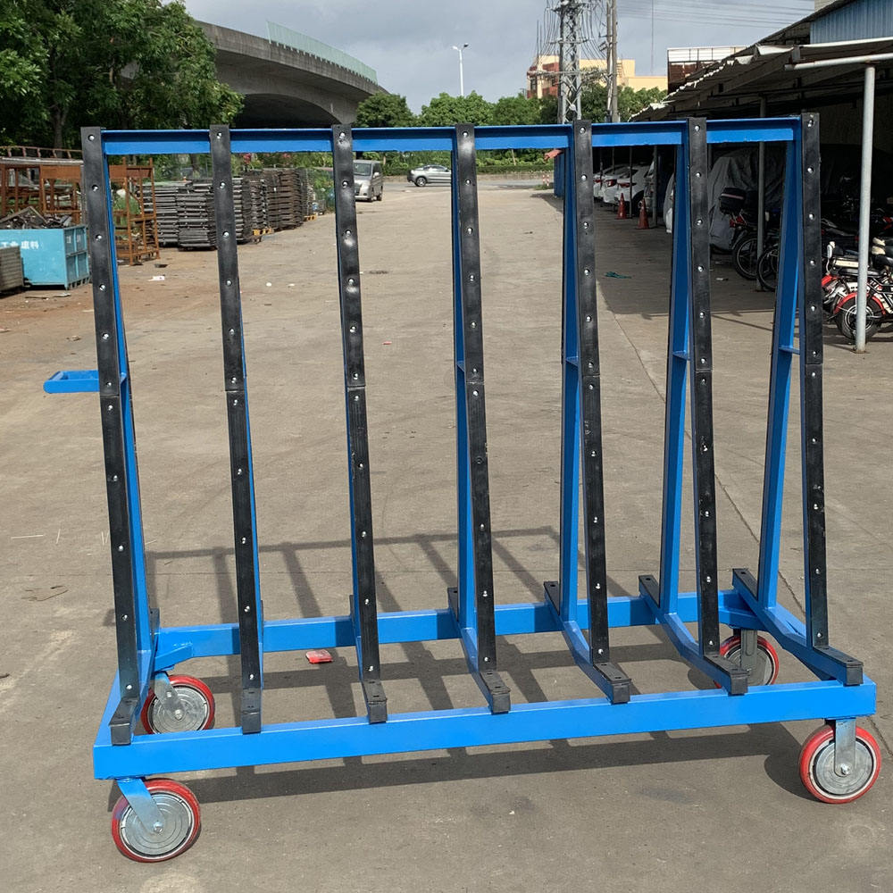 Customized size warehouse racking system glass rack rolling storage rack