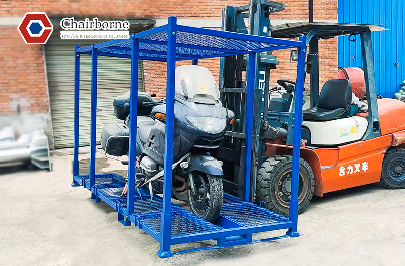 Motorcycle-Specific Transportation Rack