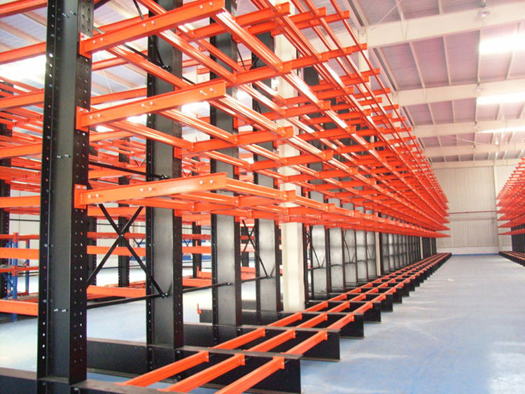 Warehouse Metal Material Storage Systems Cantilever Racking For Timber