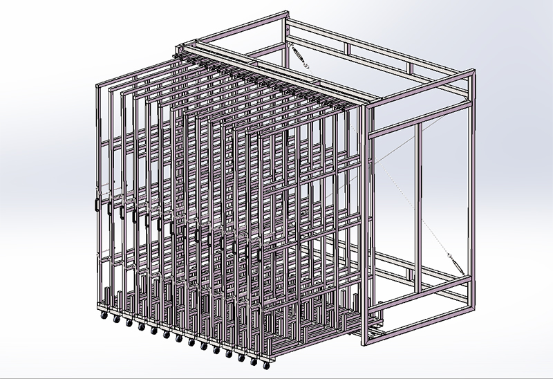   Vertical Sheet Metal Storage Systems for Industrial Efficiency  