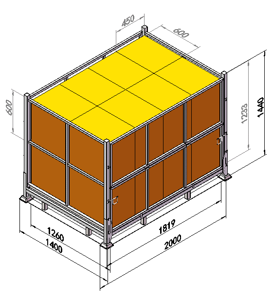 Mybox 3-Layer Stackable Containers: 40% Warehouse Savings