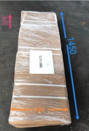 Securely packaged Warehouse U Boat for shipping