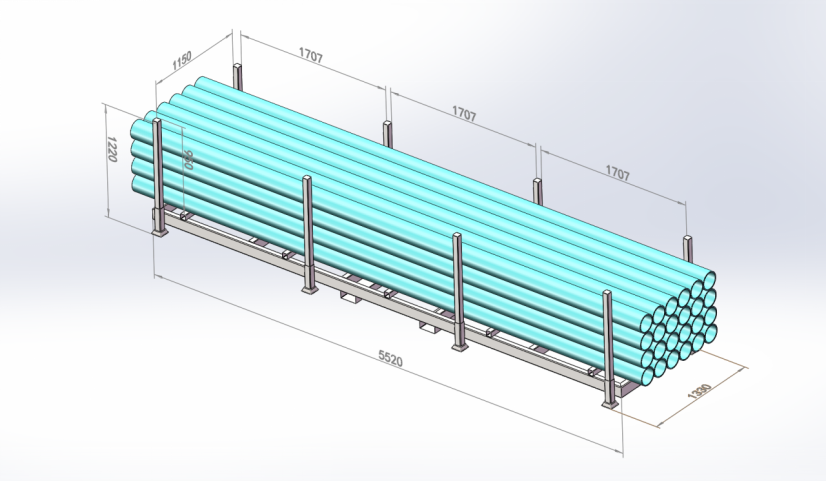 Unlock Vertical Storage Potential: A Case Study in Optimizing Warehouse Space with Derack for Long Materials
