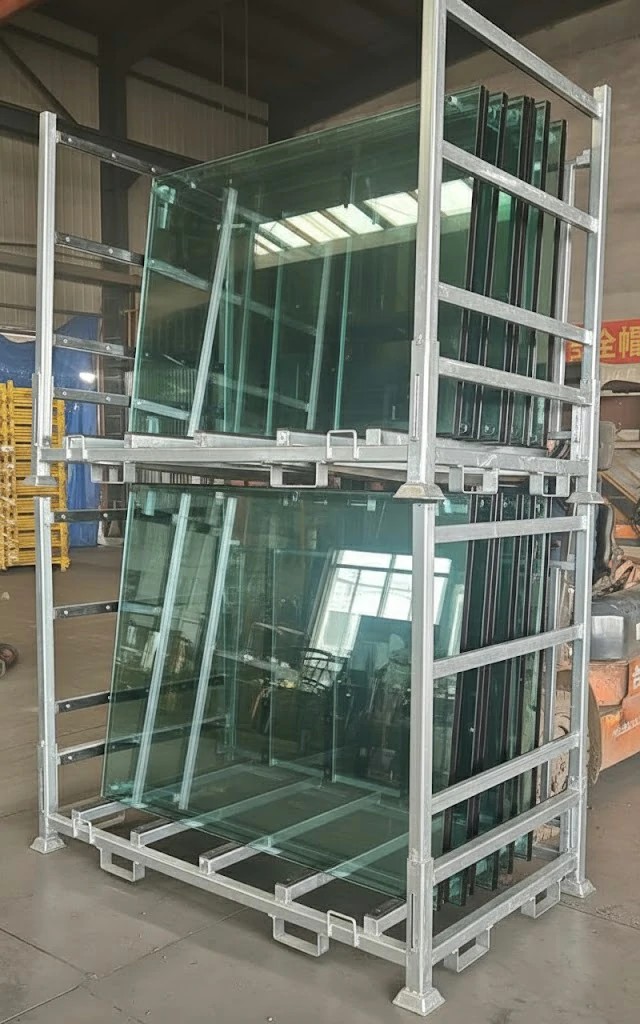 Is Your Construction Site Chaotic? Streamline with a Collapsible Glass Storage Transport Rack