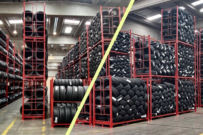 Portable warehouse racking