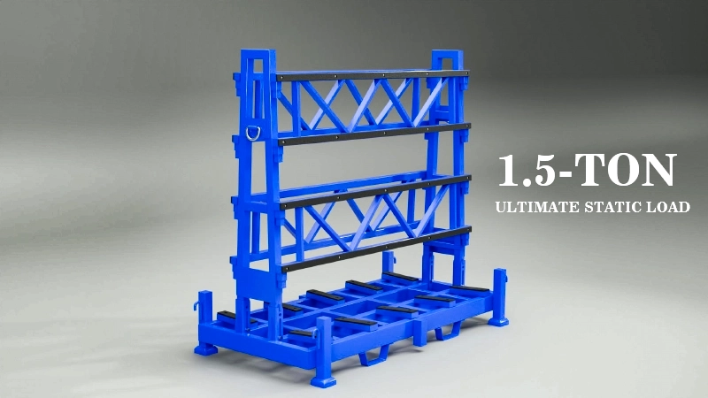 Crane-Ready Glass Stillage: Safe On-Site Handling