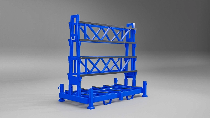 How much weight can a standard foldable A-frame glass rack hold?