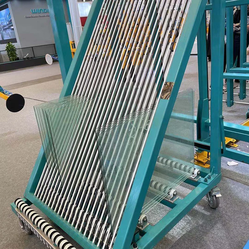 Glass sheet separator racks