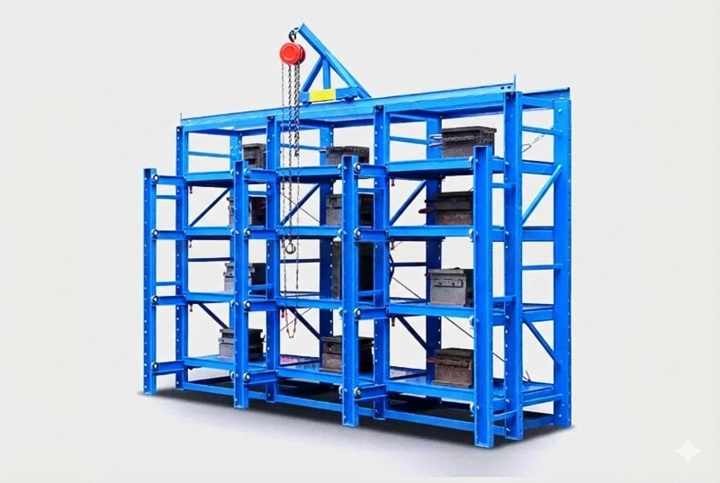 mold storage rack systems