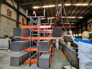 Get Forklifts Out of Long-Pipe Handling: A Roll-Out Cantilever Rack That Passes the Safety Audit