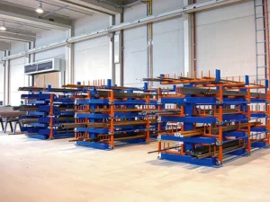 When Floor Stacking Fails a Metal Distributor: A Heavy-Duty Adjustable Cantilever Rack Built for Extreme Tonnage