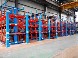 Floor Stacks Fail Heavy Pipe Mills: A Multi-Ton Structural Steel Cantilever Rack for Crane and Side-Loader