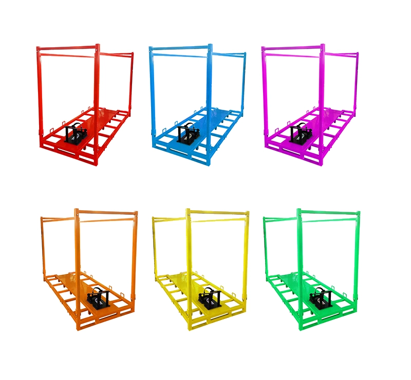 Modular vehicle transport frames in various colors