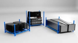 Why Wood Pallet Floor Stacks Fail in WIP Areas and What a Rigid Post Rack Changes