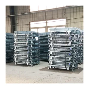 Empty Wire Mesh Container Export Packing: Film, Straps or Wooden Crates?