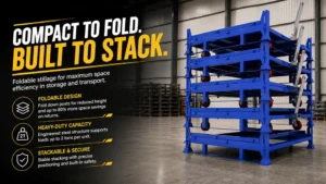 40ft High-Cube Loading: Why Mytrack Projects Load 32 or 64 Foldable Stillages