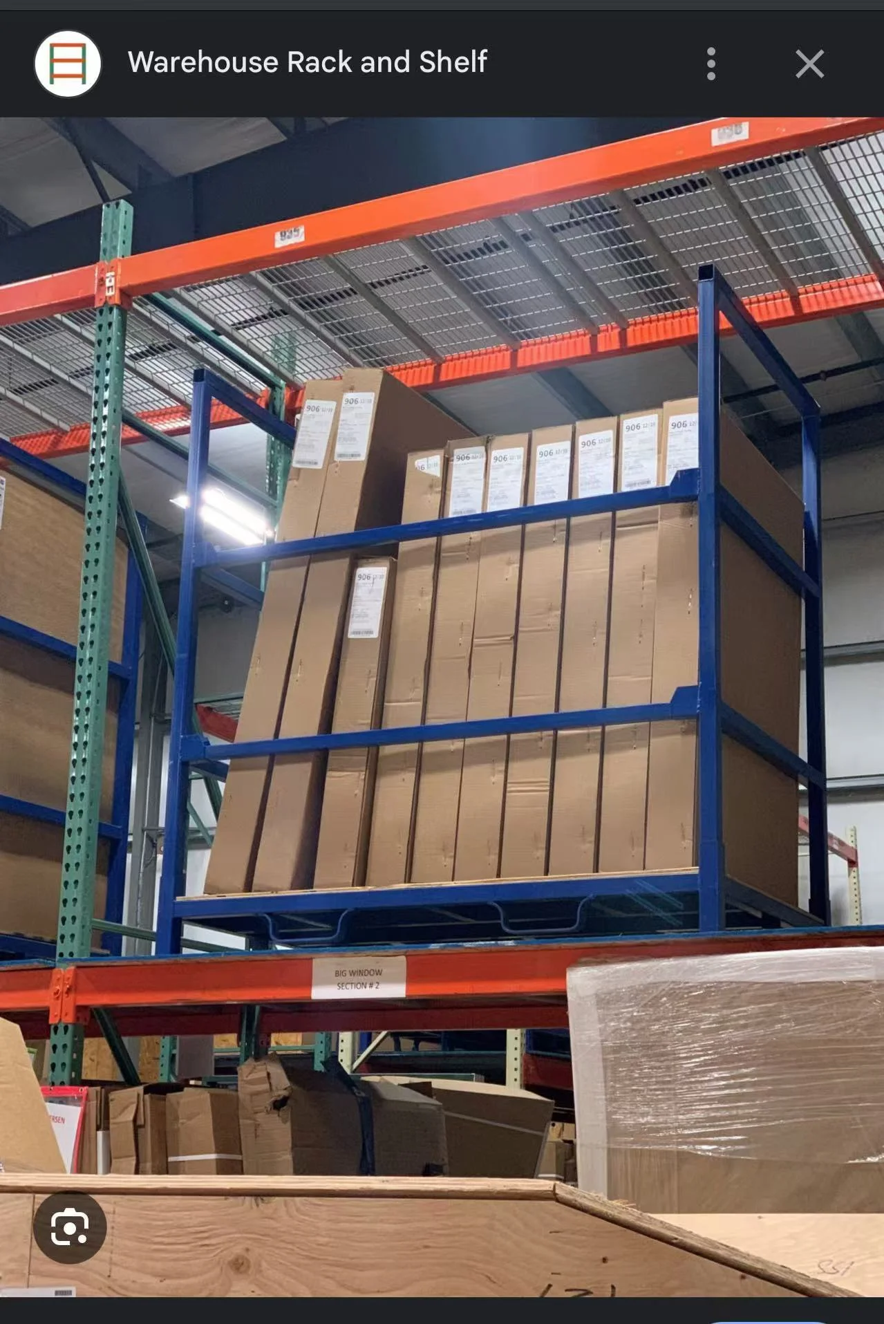 Derack post pallets in a warehouse aisle