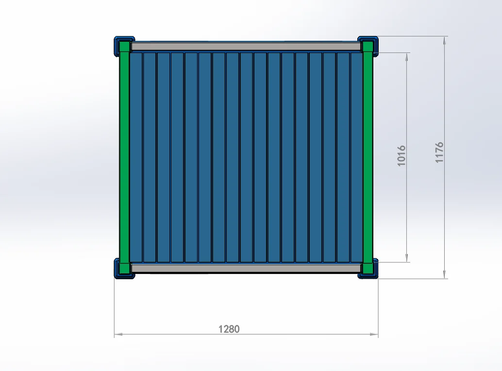 Minimal frame for return logistics