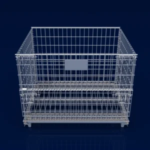 Can I Count Steel Components Inside a Wire Mesh Container Without Opening It?
