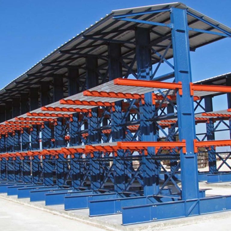 Warehouse Adjustable heavy duty Outdoor cantilever steel pipe rack