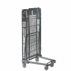 Galvanized welded cargo storage wire mesh full security nesting A frame roll containers