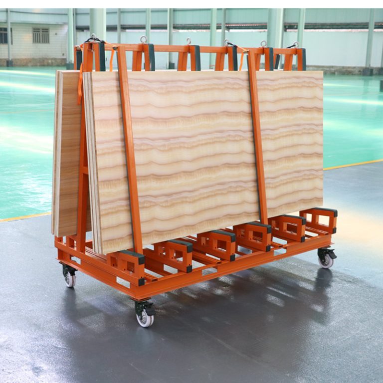 A frame transport rack for granite