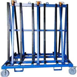 Multiple Purpose Heavy Duty Granite Marble Slab Storage Rack Display For Transport Rack Trolley A Frame Glass Steel Rack