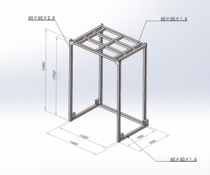 Precision 100mm Gap Design for Efficient Portable Stack Racks