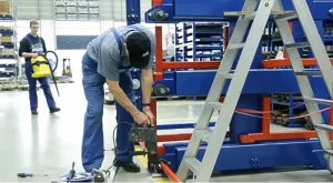 crank out cantilever rack
