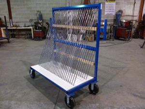 Custom harp rack manufacturers for non-standard glass sizes?
