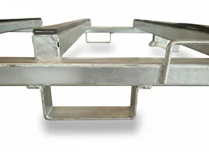 Collapsible glass transport rack for solar flat plate collectors