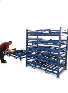 Forkliftable glass racks for water heater casings