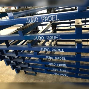 Screw-fixed rubber protection glass dollies
