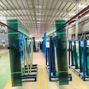 Window sash transport carts with dividers