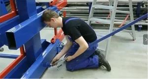 Structural steel storage racking