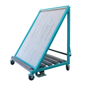 Low-E glass handling racks
