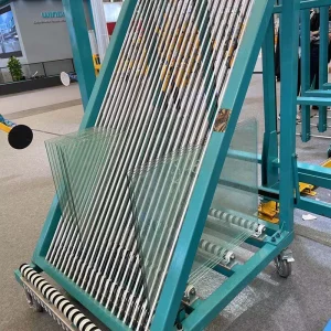 Glass sheet separator racks