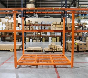Space saving nestable racks